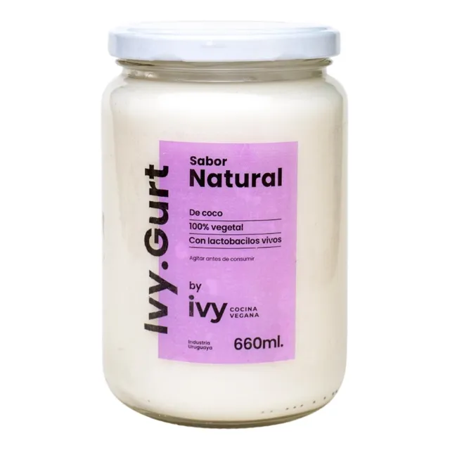 Yogurt Vegano Con Probióticos Base De Coco 660ml - Graviola