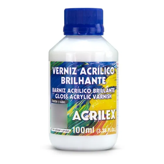 Verniz Acrílico Brilhante Acrilex 100 Ml