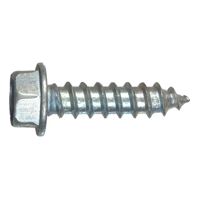 Tornillo De Chapa Hexagonal De Aluminio 8x2,5 Cm Paq. 15