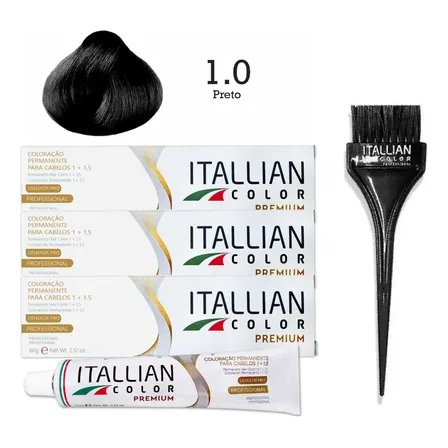 Kit 3 Unidades Coloração Itallian Color | Escolha A Cor