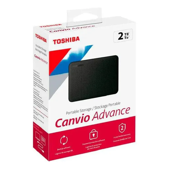 Disco Duro Toshiba Canvio Advanced Usb 3.2 Externo 2 Terabyt