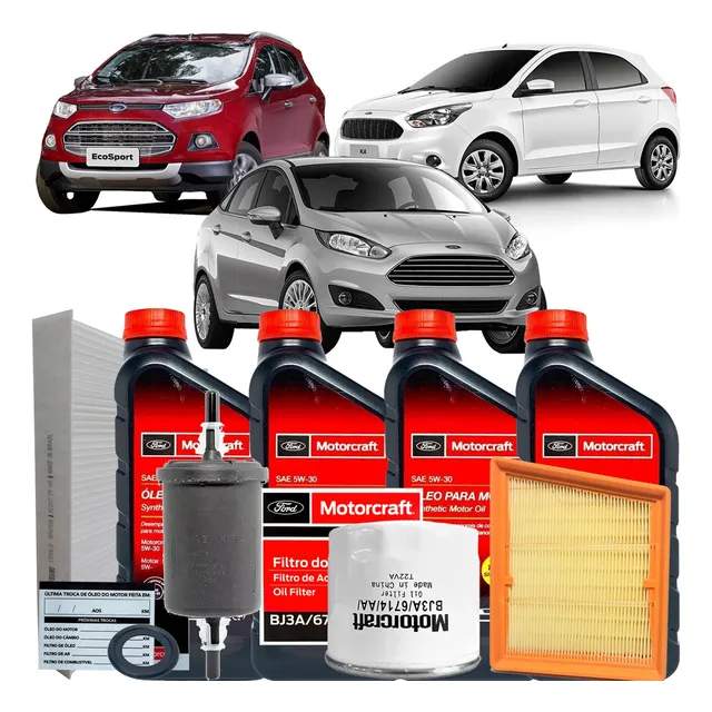 Kit Revisao 5w30 New Fiesta Ka Ecosport 2014 2015 2016 2017