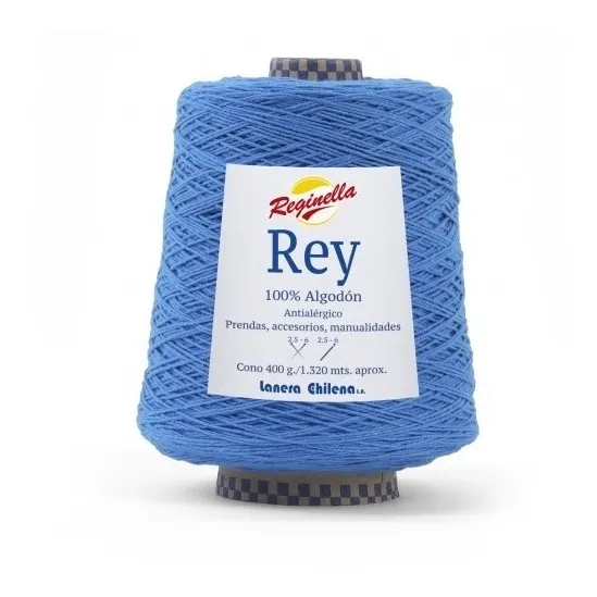 Cono Algodon 100% Rey Enconado Colores 400grs Reginella