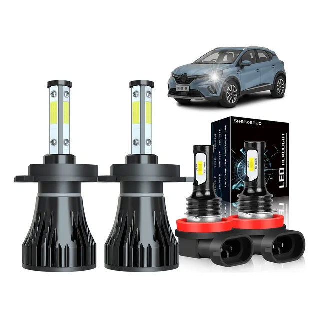 9003 H11 X7 Led Foco Kit Para Nissan March 2012-2019