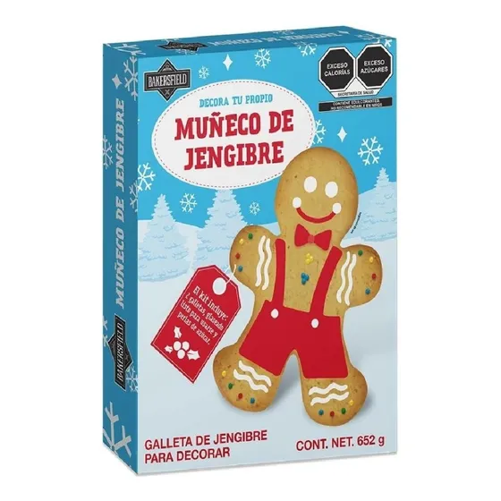 Kit Para Galleta De Muñeco De Jengibre Bakersfield Ginger