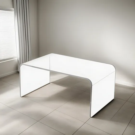 . Mesa De Centro Acrílica, Taburete Acrílico Para