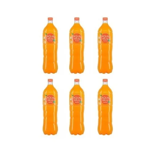 Agua Saborizada Aquarius Naranja 1,5 X6 Lts  Zetta Bebidas