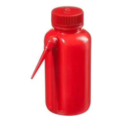 Pizeta Piseta Roja 250ml Polietilen Salida Lateral Nalgene  
