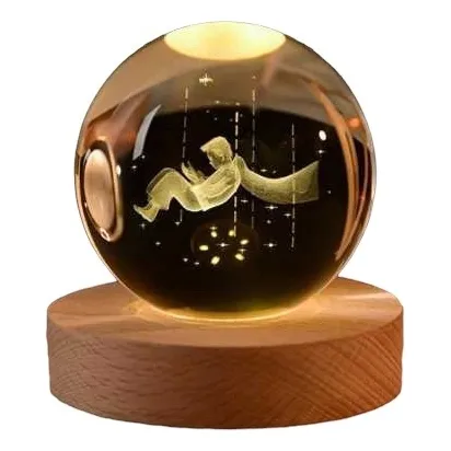 Lámparas De Cristal,esferas 3d Decorativas,para Escritorio