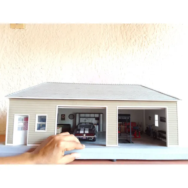 Vendo Mi Diorama A Escala 1/24 Cochera Americana 