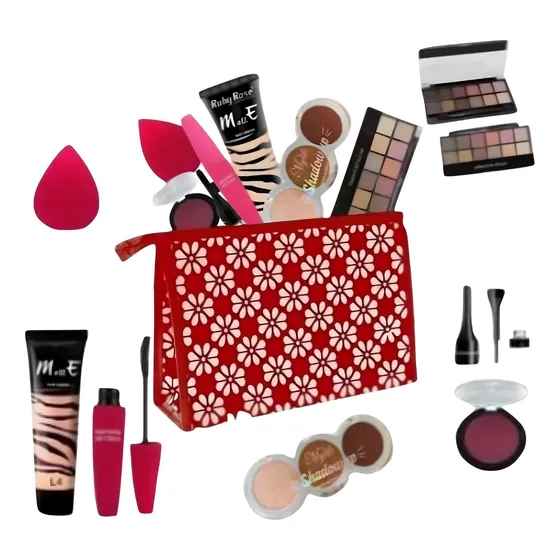 Dia Dos Namorados Necessaire Kit Maquiagem Ruby Rose Mskt13