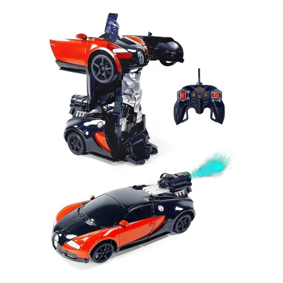 Auto Transformers Robot Control Remoto Pilas Luces Camión