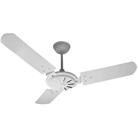 Ventilador De Teto Ventex Comercial 150w Silencioso Com Pás De Madeira 1.1 M 50 Hz/60 Hz 127v Branco 3