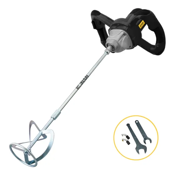 Mezclador Electrico Konan 1400w Pintura Cemento Yeso Enduido