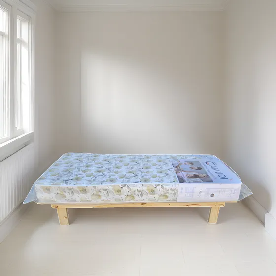 Cama 1 Plaza Base Colchon 1 Plaza Sommier + Colchon 190 X 80