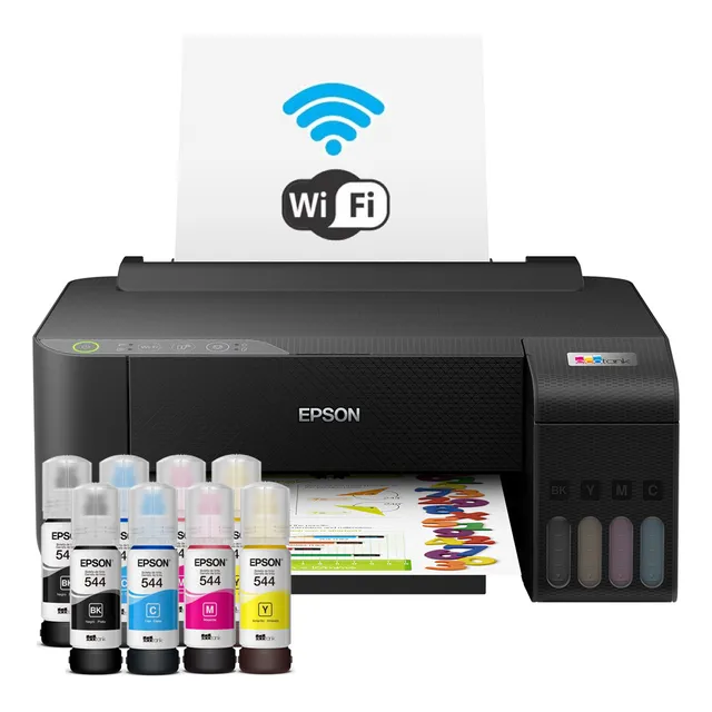 Impresora Color Epson L1250 Sistema Continuo Wifi 8 Tintas