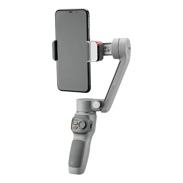 Estabilizador Para Celular de 3 Ejes Zhiyun Smooth Q3 Gimbal Color Gris Creación Contenido Personalizado Funciones Avanzadas Práctico Liviano Instagram Tiktok Vlog Twitch