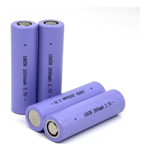 Pilas Recargables 2unds Li-ion 3.7v 2000mah Icr18650 Opalux