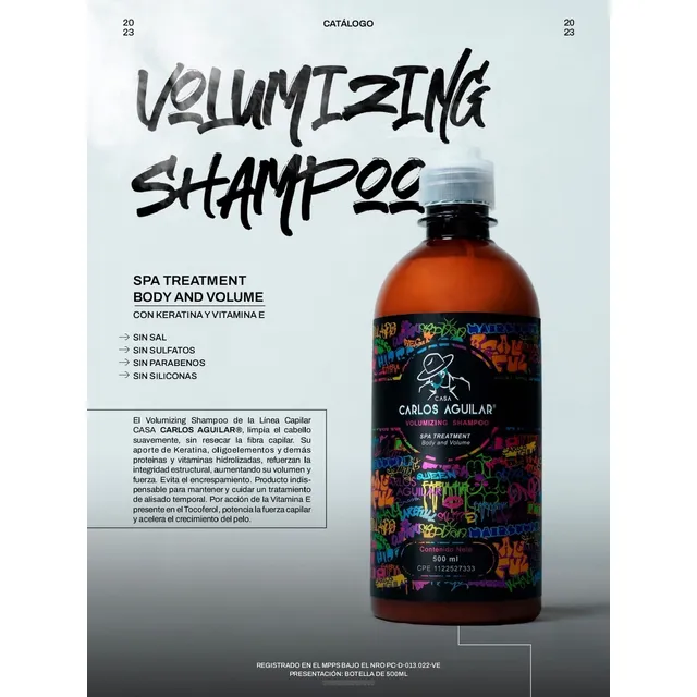 Shampoo Sin Sal Volumizing