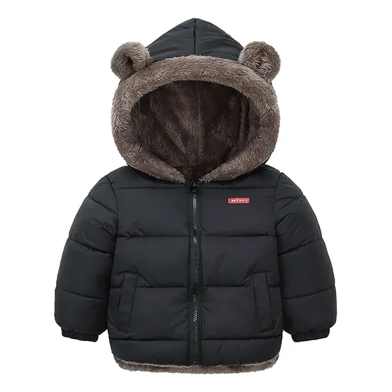 Chamarra De Algodón Para Niños Con Forro Polar De Chaqueta