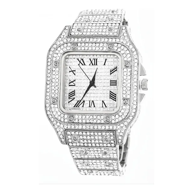 Reloj Full Ice Diamante Unisex Ultra Brilloso