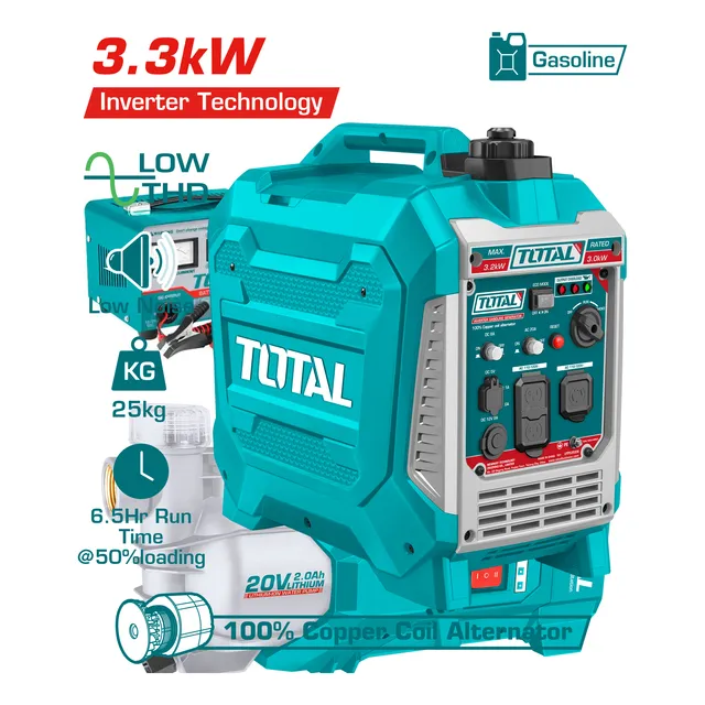 Generador Planta Electrica Inverter 3200w Insonoro Gasolina