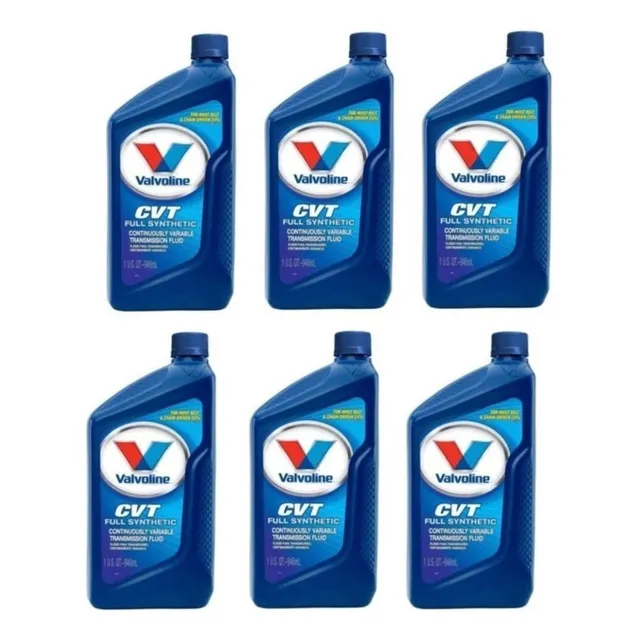 6 Aceite De Trasmision Cvt Valvoline 100% Full Syntetic