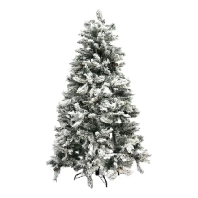 Árbol Navideño  Nevado Super Frondoso De 1.80m De Alto