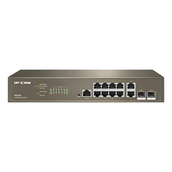 Switch Ip-com/tenda G5312f 10portas Gigabit 10/100/1000mbps