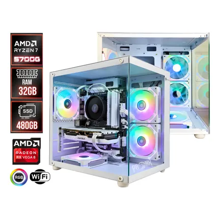 Pc Gamer Pronx Ryzen 7 Desempenho Extremo Para Jogos Top 480 Gb 32 Gb Pc Gamer Rápido E Potente Para Games Atuais Trabalho Pesado E Multitarefas