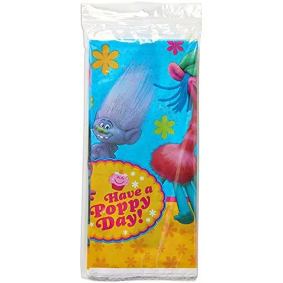 American Greetings Trolls Cubierta De Mesa De Plástico, 54
