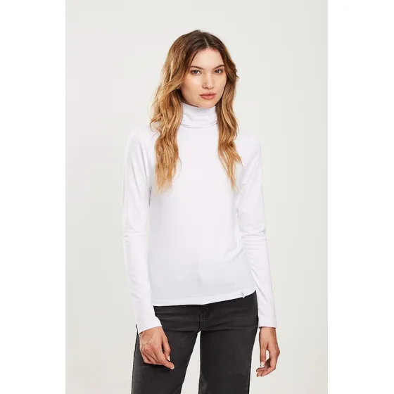 Polera Calce Básico De Algodón  Blanco Koxis Mujer
