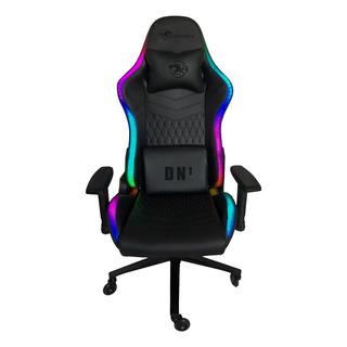 Cadeira De Escritório Draxen Dn1 25.010.327 Gamer Ergonômica Preta Com Estofado De Couro Sintético Cadeira De Escritório Draxen Dn1 25.010.327 Gamer Ergonômica Preta Com Estofado De Couro Sintético