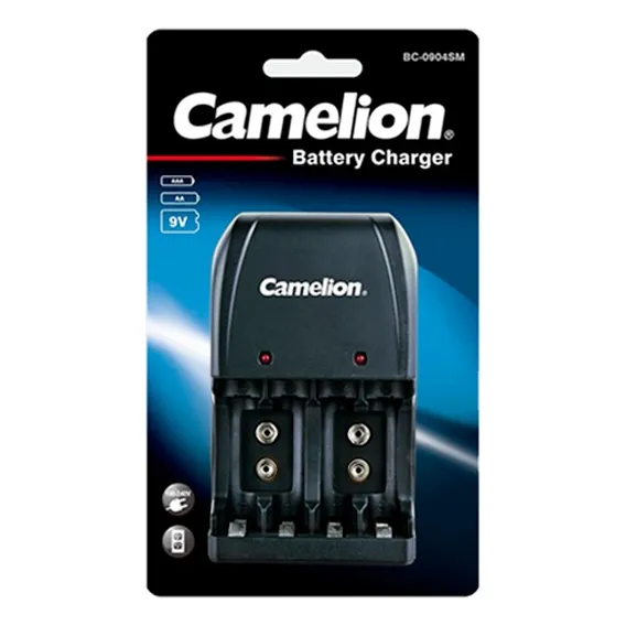 Cargador Camelion De Pilas 4 Aa, Aaa, Y 9v