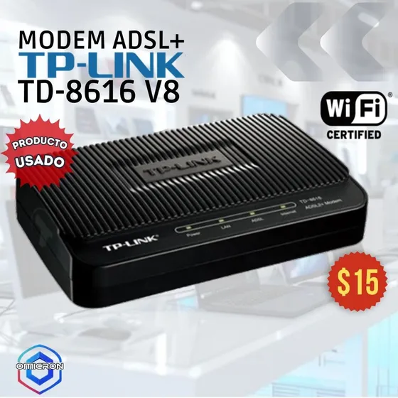 Modem Tp-link Adsl2+ Td-8616 V8.0