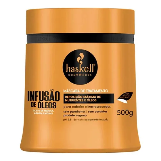Máscara De Tratamento Infusão De Óleos 500g - Haskell