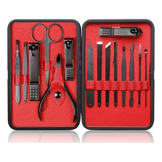 Kit De Manicura Cortaúñas De Acero Inoxidable Profesional