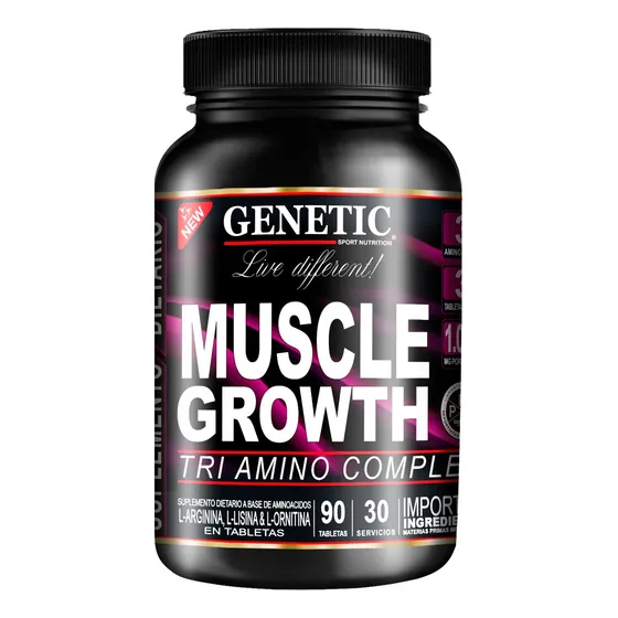 30días Muscle Growth Genetic Aminos Lisina Ornitina Arginina