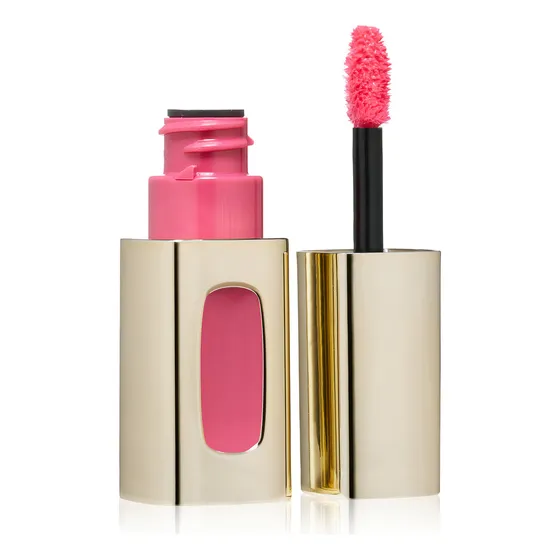 Brilho labial extraordinário, aprimorador de cor da L Oreal. Cor 105 Tremolo Pink