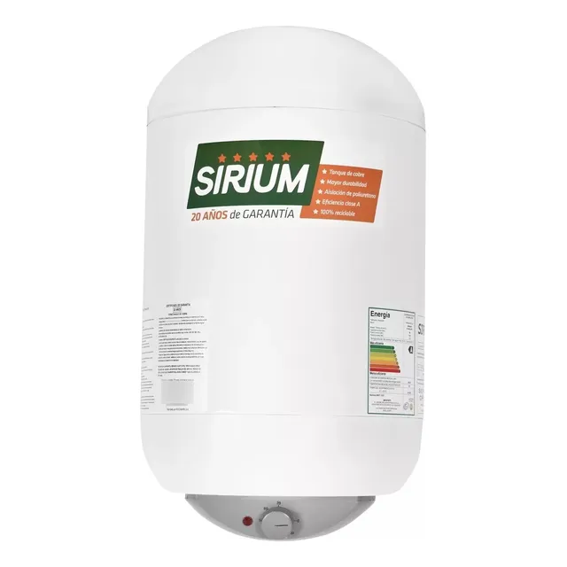 Calefones Cobre Sirium 40lts Clase A - Mayor Aislacion