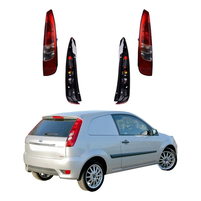 Par Juego Calaveras Ford Fiesta 2003 - 2007 5 Ptas Clara Rxc