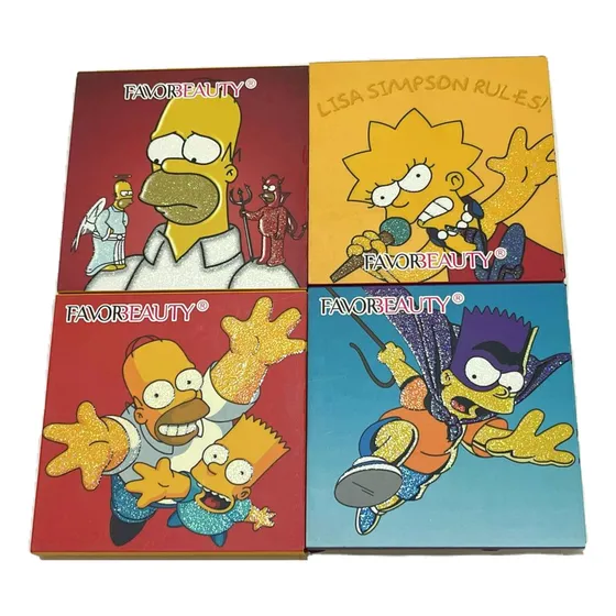 Paquete De Sombras Edición Los Simpson Mujer Bella Multicolor