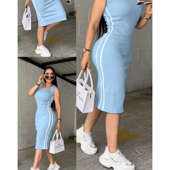 Vestido Deportivo En Hilo Para Mujer