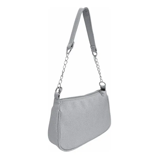 Cartera Mini Bag Chica Aym Mujer Cuero Sintético Con Cadena