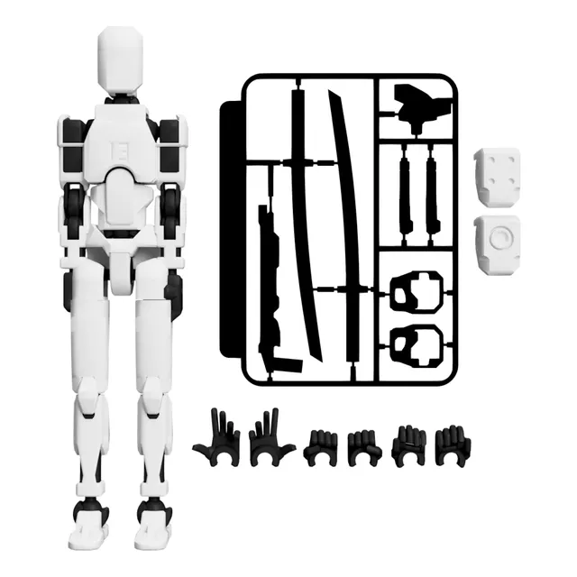 Maniqui 3d Dummy 13 Cm Articulado Color Original