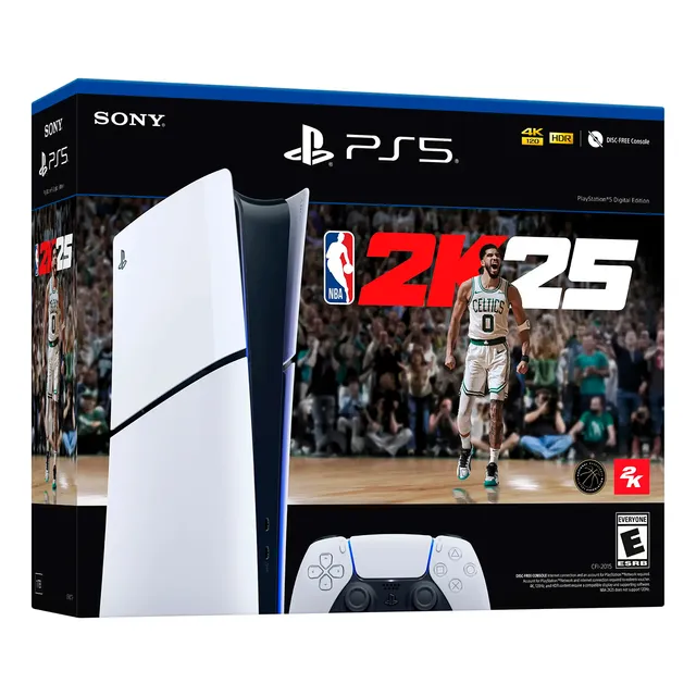 Consola Playstation 5 Slim Edición Digital Bundle Nba 2k25