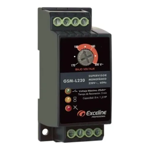 Supervisor De Voltaje Monofásico 220v Hasta 1 Hp Exceline