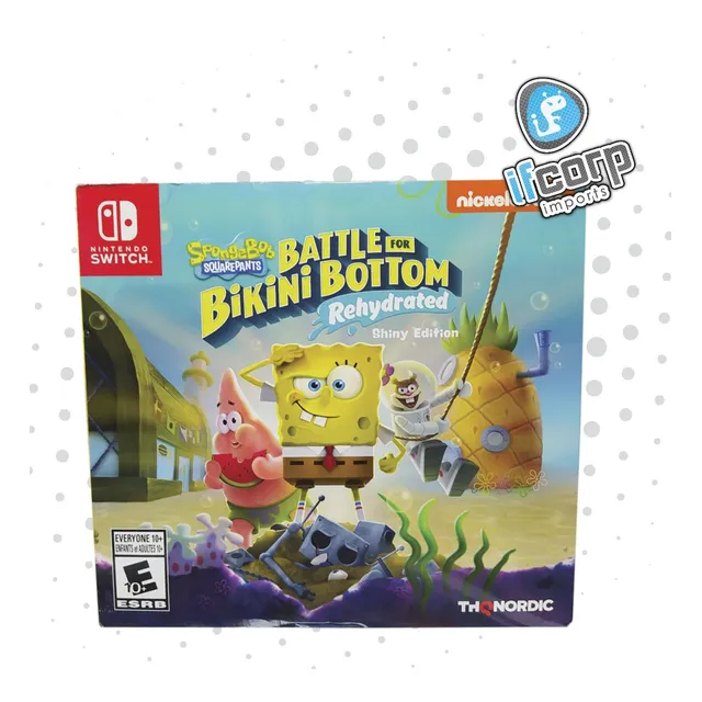  Switch  Bob Esponja Battle For Bikini Bottom Shyni Edition