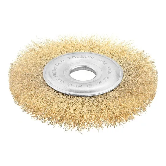 Cepillo De Alambre Tolsen Circular 125mm 22.2mm