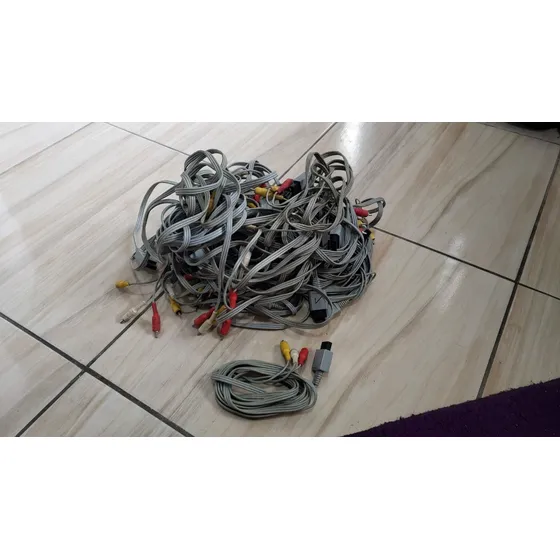 Cabo Av Original Do Nintendo Wii Funcionando 100% K1